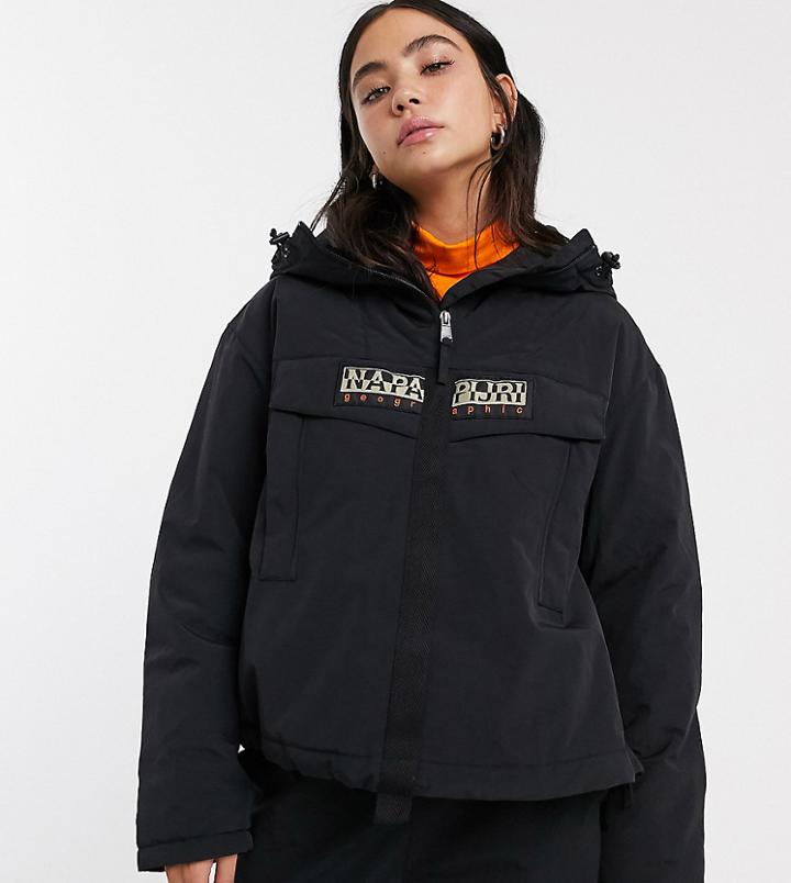 Napapijri Skidoo Creator Overhead Jacket In Black
