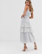 Stevie May Yuki Midaxi Dress-gray