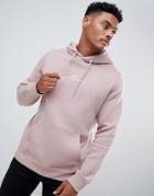 Boohooman Hoodie With Man Embroidery In Stone - Stone