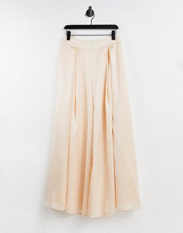 Yaura Set Wide Leg Pants In Oyster-white