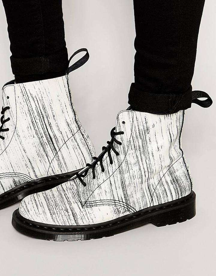 Dr Martens 8 Eye Painter Boots - Black