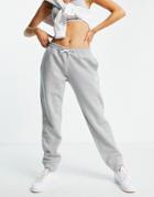 Reebok Identity Fleece Sweatpants In Gray - Part Of A Set