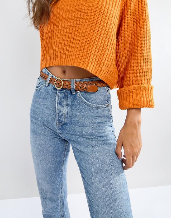 Hollister Braided Belt - Brown