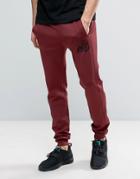 Kings Will Dream Skinny Joggers In Red With Logo - Red