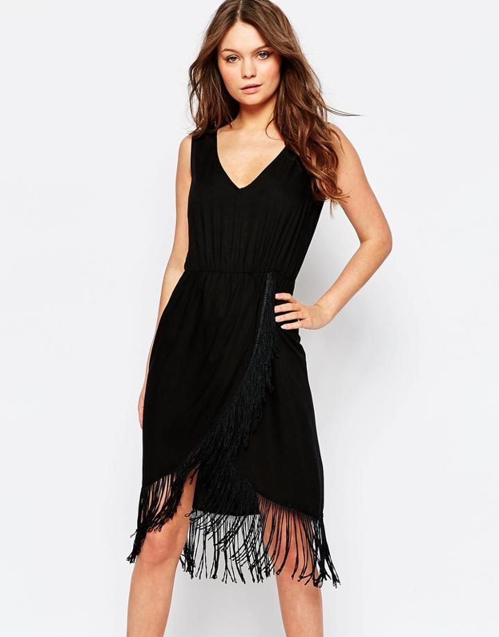First And I Das Fringe Dres - Black