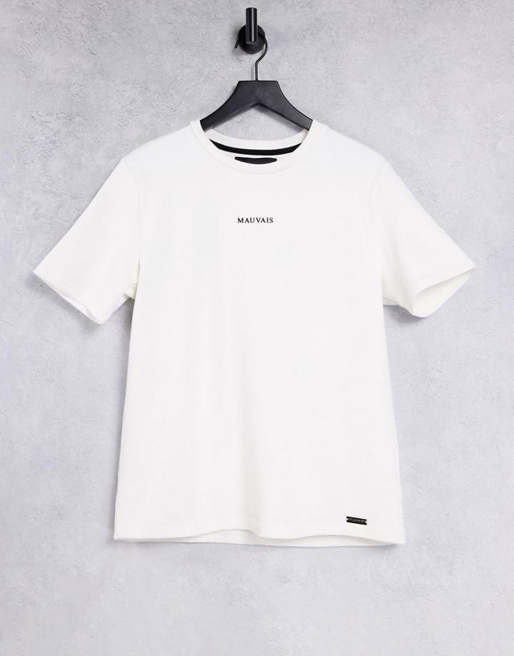 Mauvais Logo T-shirt In White