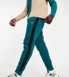 Polo Ralph Lauren X Asos Exclusive Collab Sweatpants In Green With Side Stripe And Pony Logo