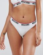 Moschino Logo Pants - White