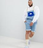 Asos Design X Glaad & Plus Overalls In Color Block - Multi