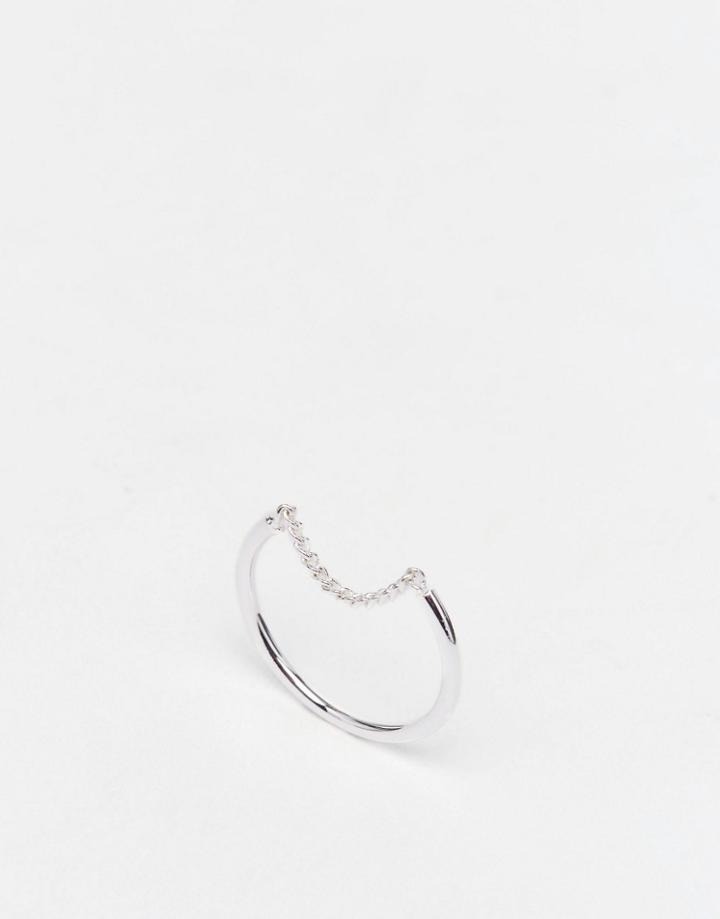 Me & Zena Chain Ring - Silver