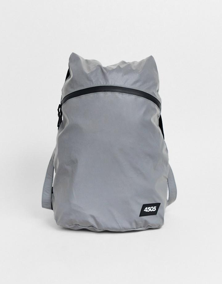 Asos 4505 Running Backpack In Reflective Fabric-multi
