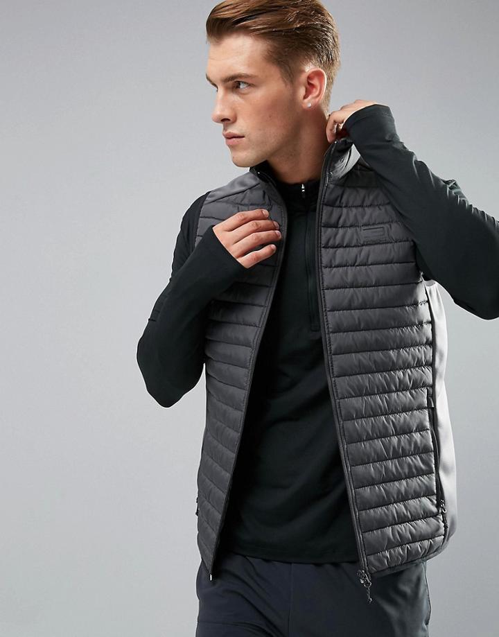 Jack & Jones Tech Vest Body Warmer - Gray
