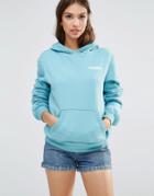 Wildfox Scripted Malibu Sweatshirt - Raindrop Blue