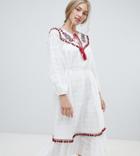 Stevie May Exclusive Aleja Tassle Midi Dress - White