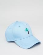 7x Palm Tree Baseball Cap - Blue