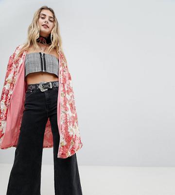 One Above Another Kimono In Patch Sequin - Pink