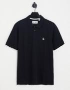 Original Penguin Black Plain Polo