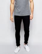 New Look Super Skinny Jeans In Black - Black