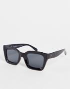 Aj Morgan Potent Square Sunglasses In Black