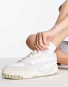 Puma Cali Dream Sneakers In White And Beige Neutrals - Exclusive To Asos