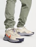 Nike Running Trail Pegasus 3 Gore-tex Sneakers In Rattan/campfire Orange-white