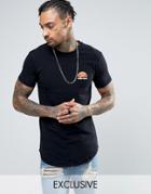 Ellesse Muscle Fit T-shirt With Small Logo - Black