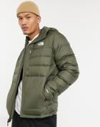 The North Face Acncga Hooded Jacket In Green