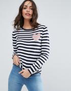 Sugarhill Boutique Stripe Love Sweater - Black