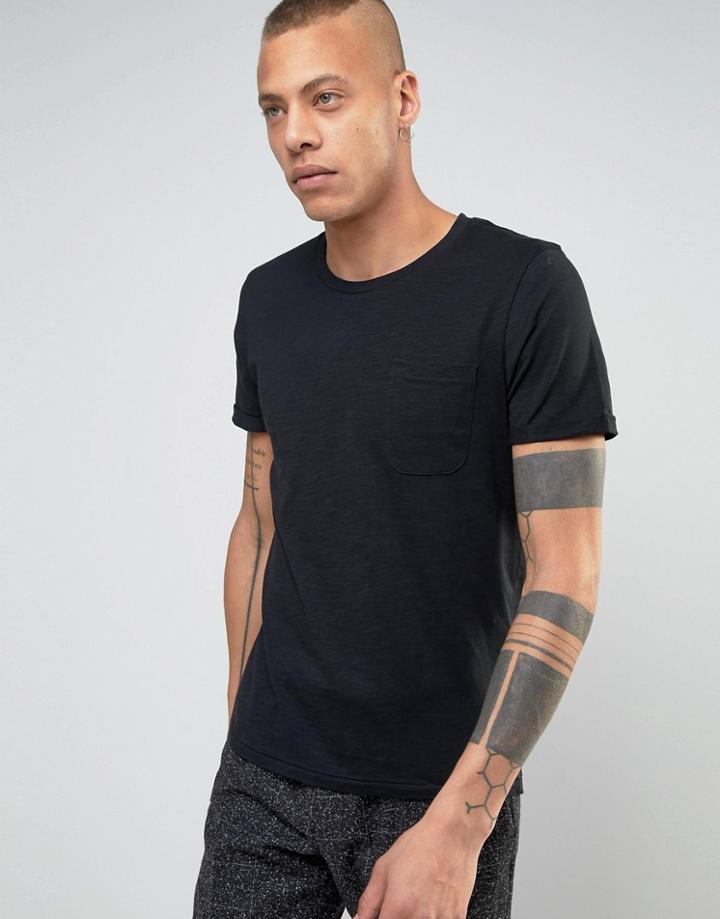 Produkt T-shirt With Pocket - Black