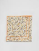7x Pocket Square Ditsy Floral In Box - Blue