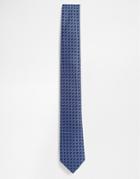 Selected Homme Patterned Tie - Blue