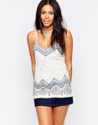 Brave Soul Embroidered Cami Vest