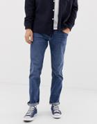 Esprit Straight Fit Jean In Light Blue Wash - Blue