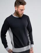 Edwin Panel Sweatshirt - Black