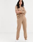 Y.a.s Knitted Sweatpants Two-piece-beige