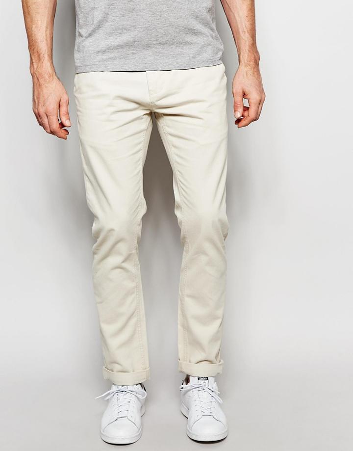 Bellfield Chinos In Slim Fit - Stone