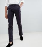 Ted Baker Tall Slim Chino In Navy - Navy
