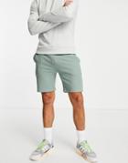 Topman Textured Shorts In Green