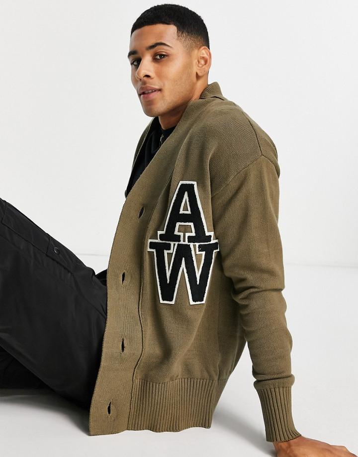 Jack & Jones Originals Aw Cardigan In Brown