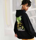Collusion Unisex Oversized Hoodie With Print In Black Set