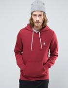 Element Cornell Hoodie Small Logo In Red Heather - Red