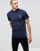 Playground S Chest T-shirt - Navy