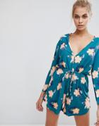 Chelsea Peers Mixed Floral Romper - Multi