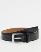 Jaeger Textured Belt In Black
