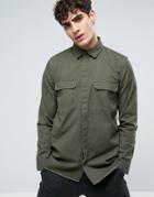 Dr Denim Max Olive Shirt - Green