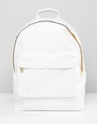 Mi-pac Tumbled Backpack In White - White