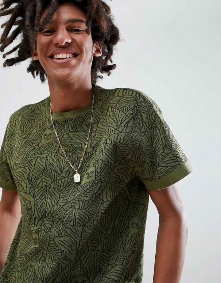 Ripndip Nermal Leaf T-shirt In Green - Green