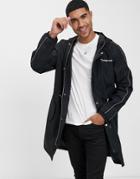 The Couture Club Piped Lightweight Mac Logo Jacket-black