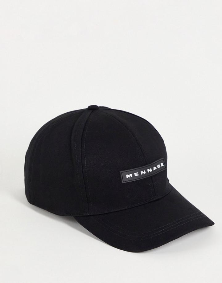 Mennace Cap In Black With Logo