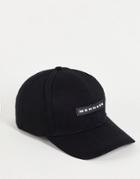 Mennace Cap In Black With Logo